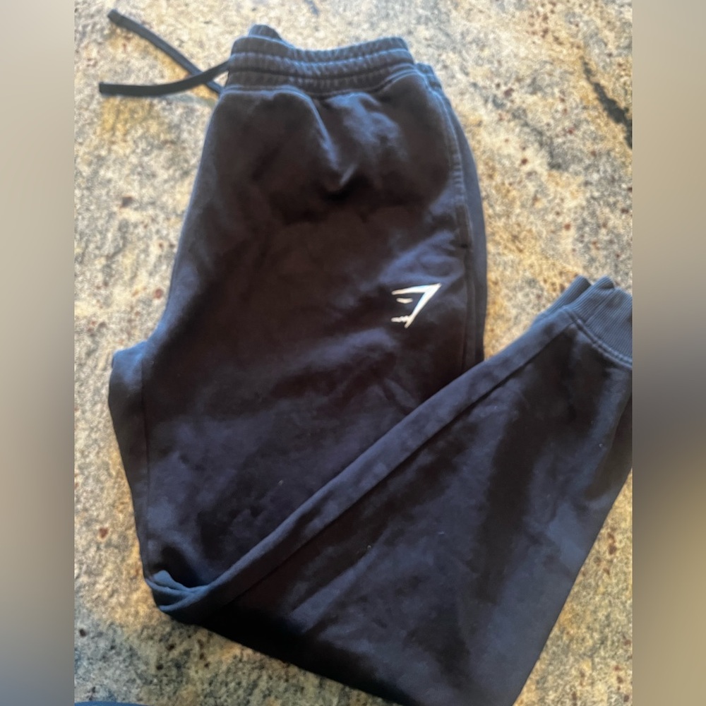 Gymshark  - Black Joggers - Size M